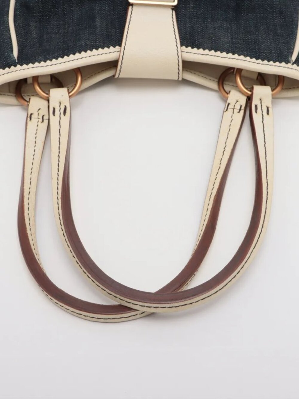 MIU MIU DENIM SHOULDER BAG J17 - Picture 5 of 14
